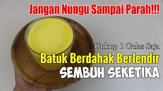 JANGAN BURU-BURU MINUM OBAT BEBAS... COBA INI DULU, BATUK BERDAHAK BERLENDIR SEMBUH TANPA OBAT