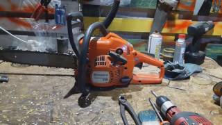Husqvarna 236 x-torq (ascutire lant si polizat lama)