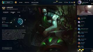 Urgot LoL League of Legends clicking champs Alphabetically Atlas Atman