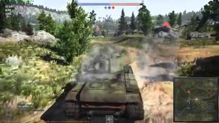 Z3NON War Thunder  КВ1, Реалистичный бой + мое мнение