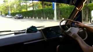Driving Toyota Hiace 1985