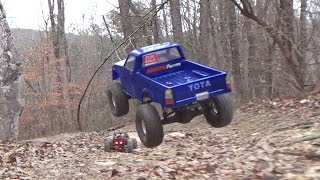Scale Adventures - Jumping Bashing and Crashing with our RC Crawlers