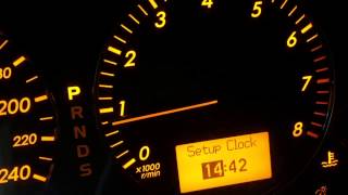 Тойота Как настроить часы? - How to set the clock on the Toyota