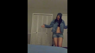 Hip hop striptease dance
