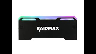 Радиаторы Raidmax MX-902F для модулей памяти украшены адресуемой подсветкой
