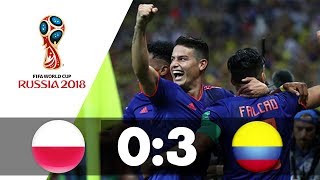 Colombia v Poland - 2018 FIFA World Cup Russia - (3:0) All Goals & Highlights Extended