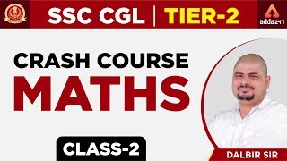 SSC CGL Tier 2 Crash Course | GEOMETRY |  Class 2 | Dalbir Sir | 6 PM