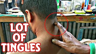 ASMR tingles head neck and shoulder massage by tapping master | tapping massage | indian barber