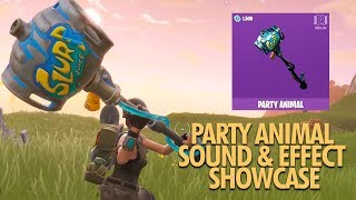 Fortnite Party Animal Pick Axe Sound Showcase
