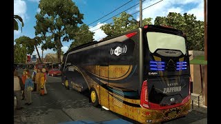ZAFFINA HDD coler VS LORENA || ets2 bus mod indonesia