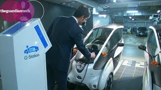 Toyota’s electric three-wheeled car takes the i-Road to combat Tokyo’s pollution