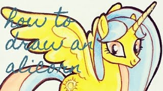 How to Draw an Alicorn Princess