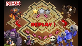 Best Th10 War Base 2018 Anti 2 Star With Replays Anti Bowler Anti Miner Anti Valkyrie