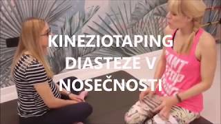 Kineziotaping / Diastaza rektusov / Nosečnice 1/2
