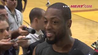 May 5, 2014 - Heat.com - (Wade) Miami Heat 1 Day Prior to 2014 NBA Conf Semifinals Game 01 (Vs Nets)