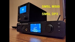 SMSL M500 + SMSL DP3 в работе.