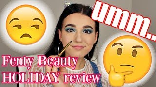 BRUTALLY HONEST Fenty Beauty Holiday Collection Review! | Jordan Byers
