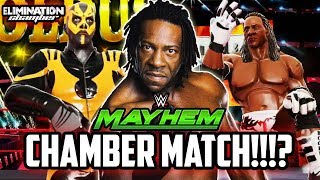 WWE MAYHEM NEW ELIMINATION CHAMBER UPDATE! BOOKER T & GOLDUST FINISHERS!!!