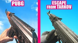 PlayerUnknown's Battlegrounds Gun Sounds vs Escape from Tarkov
