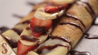 How to Make French Crêpes with Nutella & Fruit