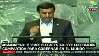 ONU El mundo debe  prepararse para la venida del MESÍAS insiste Iran AHMADINEYAD NUEVO ORDEN MUNDIAL