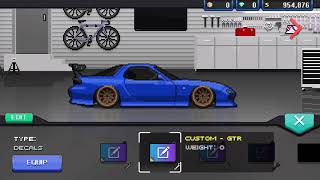 TOP SECRET SUPRA AND CUSTOM BODY KIT MAZDA RX7 - Pixel Car Racer