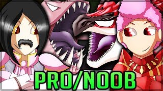 BODY SWAP CHALLENGE - Pro and Noob VS Monster Hunter World Multiplayer! (All Monster Event - Crazy)