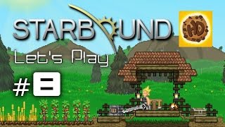 Starbound Let's Play Part 8: Titanium, Quests & New Ship! (Bonus Happy)
