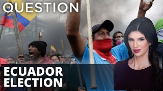 Ecuador heading to an election runoff