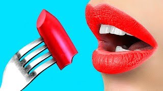 Съедобная косметика / 12 пранков над друзьями