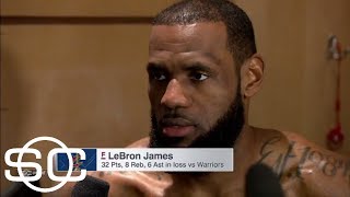 LeBron on Warriors: 'You want to play well vs. them every time' | SportsCenter | ESPN