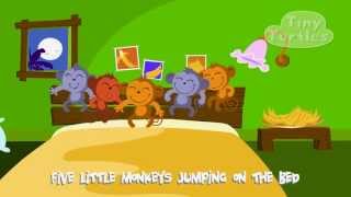 Five Little Monkeys From Tiny Turtles