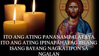 Kredo-Rev. Fr. Rey Magnaye