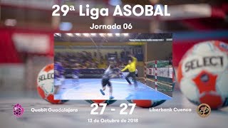 LIGA ASOBAL J06: Quabit Guadalajara - Liberbank Cuenca 27-27