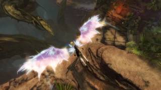 GW2 Crystalline Dragon Wings Backpack Glider (700 gems)