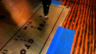 Нанесение надписей CNC