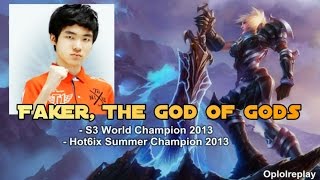 Faker, The God Of The Gods, The Unkillable Demon King Highlights - S3 World Championship