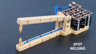 Making Powerful Spot Welding Machine Using Capacitors