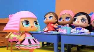 Куклы ЛОЛ Сюрприз Мультик УБОРЩИЦА Про школу dolls lol surprise