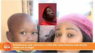 Zimbabwean lady who have a child with Julius Malema leak private videos out of anger