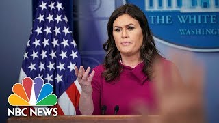 White House Press Briefing - March 20, 2018 | NBC News