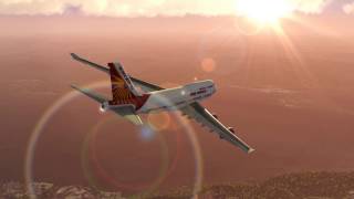 Air India 747 crashed at Pakistan Mountains  ++ Aerofly FS 2