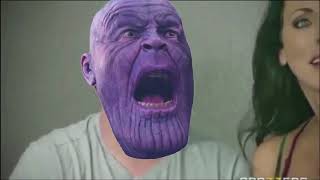 Avengers Dr. Johnny Sins with Thanos