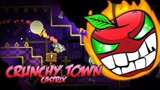 EL DEMON MANZANA | Crunchy Town by Castrix | Geometry Dash 2.1 | SoulsTRK