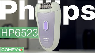 Philips HP6523/02 - дисковый эпилятор с огромным комплектом - Видеодемонстрация от Comfy.ua
