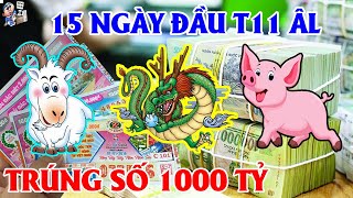 TOP 3 CON GIÁP, ĐANG KHỔ VÌ TIỀN, BẤT NGỜ ĐƯỢC LỘC, CẢI VẬN ĐẠI GIA VÀO 15 NGÀY ĐẦU THÁNG 11 ÂL.