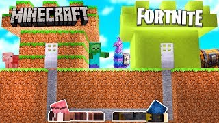 Minecraft ITA - CASTELLO DI MINECRAFT VS CASTELLO DI FORTNITE