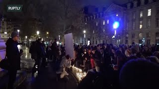 LIVE: Rally in honour of asylum seekers who died crossing English Channel takes place