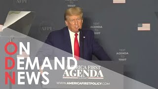 Trump's BIZARRE Rant on Women's Basketball on Washington Return