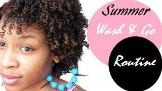 Natural Hair Wash and Go Routine► Type 4 Hair TWA
